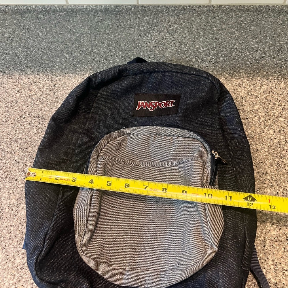 JanSport Half Pint FX Mini Backpack in Double Denim - Picture 2 of 4